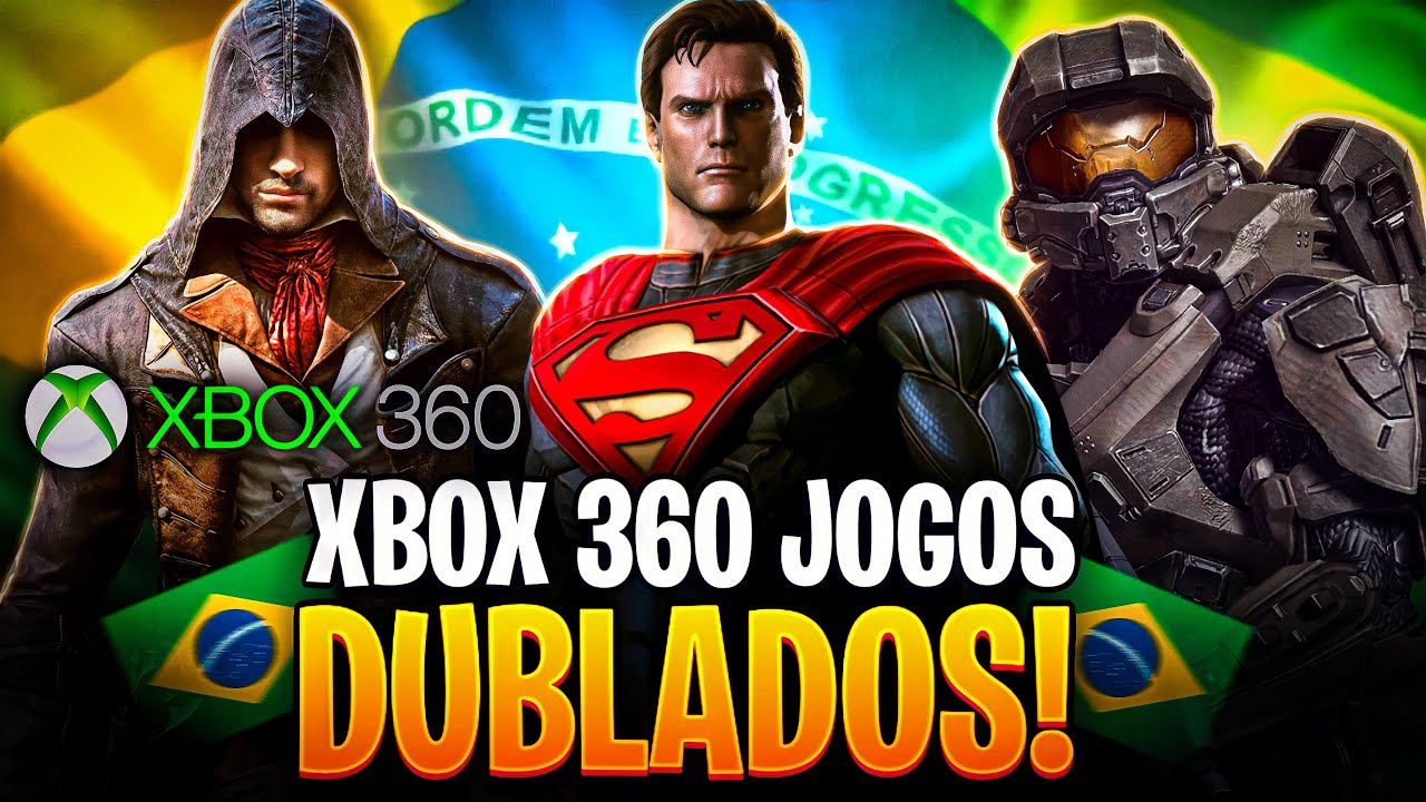 TOP 12 JOGOS EM DUBLADOS EM PORTUGUÊS PARA XBOX 360 (JOGOS EM