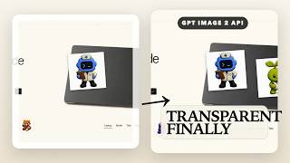 GPT Image 2 Finally Gets Transparent Backgrounds, What the API Demo Proves