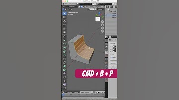 Bevel trick in blender 3D #tutorial #blender3d #bevel #edge #sharp
