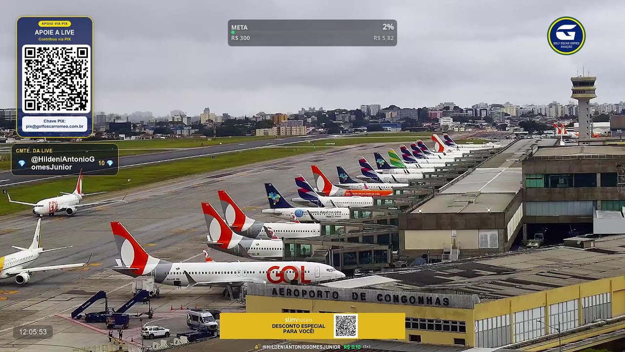 Congonhas Airport Live – Camera 2 — São Paulo, São Paulo live camera thumbnail