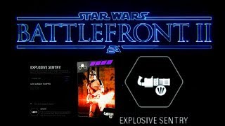 Explosive Sentry Star Card! Star Wars Battlefront II Galactic Assault.