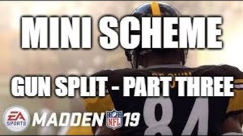 Madden 19 Glitches Cheats and Tips - Mini Scheme - Gun Split - Part Three