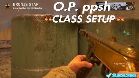 HOW TO MAKE "OVERPOWERED PPSH" in COD WW2 - COD WW2 BEST "PPSH" OVERPOWERED CLASS SETUP!