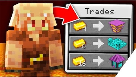 Minecraft But Piglins Trade Super Structures