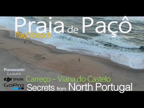 DJI Spark and Hero6  Beach Paçô - Carreço - Viana do Castelo Praia de Paçô