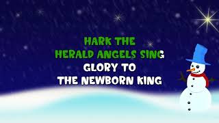 Hark The Herald Angels Sing | Sing A Long | Nursery Rhyme | Christmas Song | Holidays