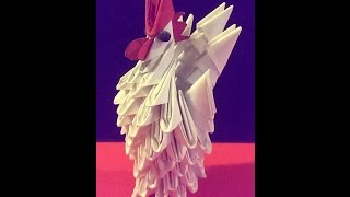 Celebrity DIY: 3D Origami Tiny Rooster Wealth