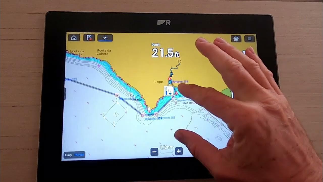 Raymarine Axiom introduction to Routes, Waypoints and Creating an Auto
