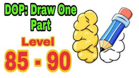 DOP: Draw One Part Levels 86 - 90 Gameplay Walkthrough | Dop level 86 - 90