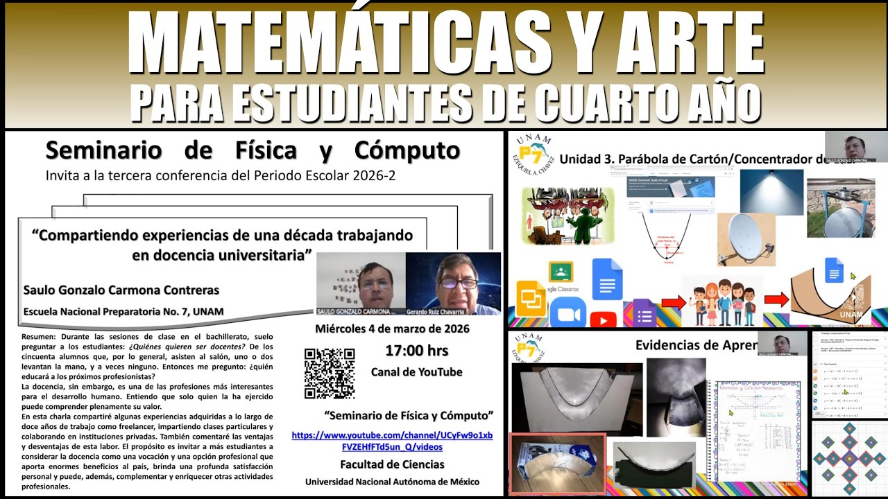 Matemáticas y Arte para estudiantes de cuarto año