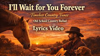 I’ll Wait for You Forever - Timeless Country Tunes | Old School Country Ballad | Lyrics video 