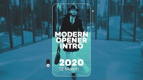 Modern Opener Intro After Effects Templates