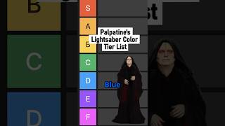 Palpatine Lightsaber Tier List #starwars #impression