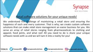 SynapseWebSolutions Retail Software Development Services in UK
