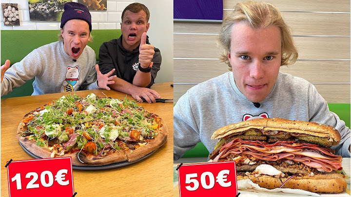 Syödään pikaruokia kaikilla täytteillä kylähullun kanssa!