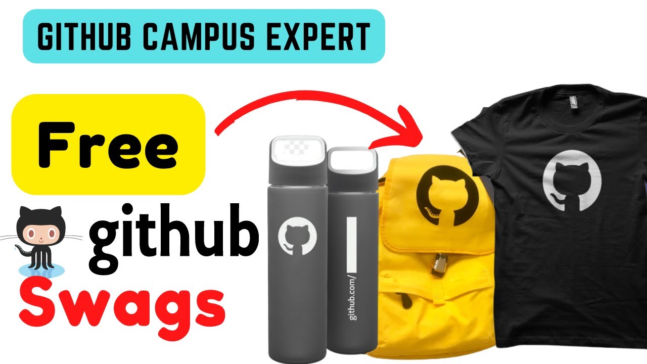 Free Github campus Expert swags.... Register Now YouTube