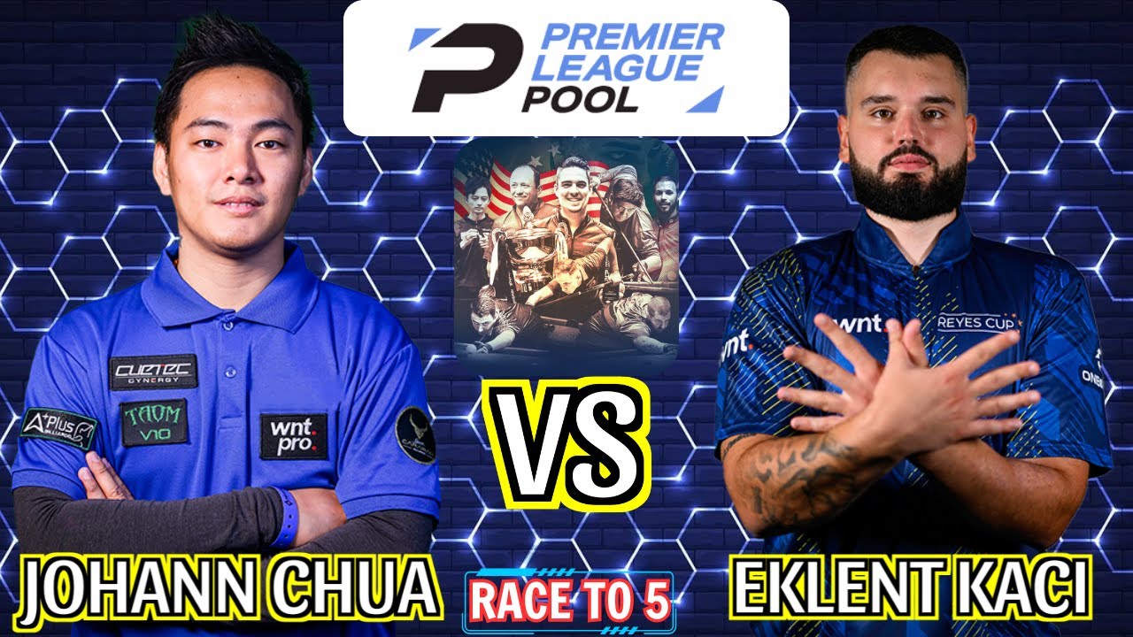 JOHANN CHUA VS EKLENT KACI - Who controls the table? PREMIER LEAGUE POOL