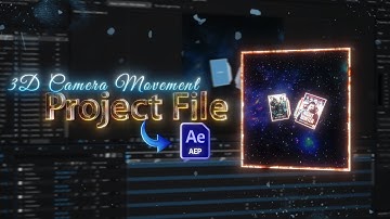 3D Camera Movement - Free AE Project File | After Effects Tutorial | Omgthedit