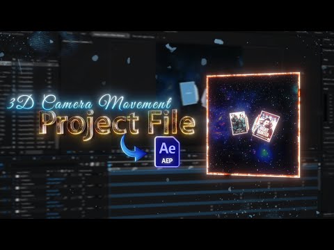 3D Camera Movement - Free AE Project File | After Effects Tutorial | Omgthedit