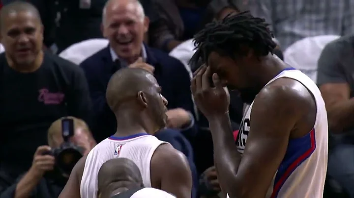 When Chris Paul and DeAndre Jordan Hilariously Bumped Heads!