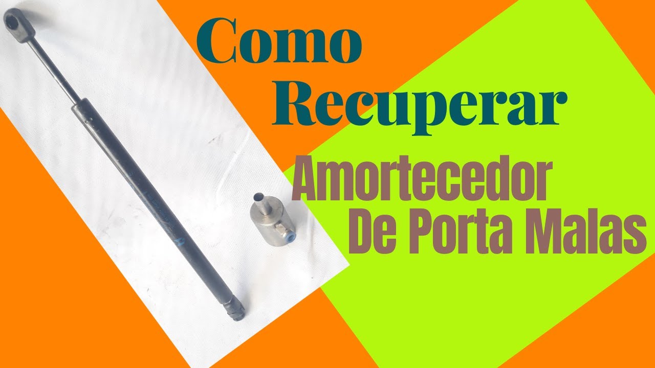 Como Recuperar Amortecedor de Porta Malas (Você não jogará amortecedor nó lixo depois deste video)