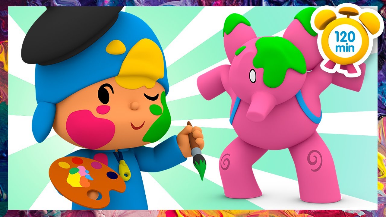 💟 Aprenda emoções com o Pocoyo e POCOYO e O Monstro das Cores