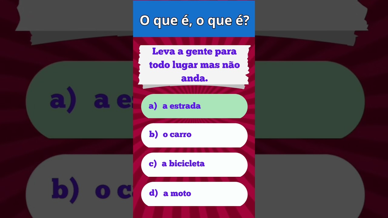 O que é o que é ? #quiz #oqueeoquee #oqueeoqueé #charada #charadas #de