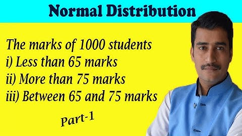 Probability of Normal distribution simple and good example(PART-1)