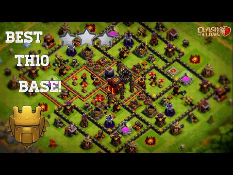 Coc th10 trophy base