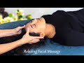 Instant jaw  face relief massage therapy for glowing skin ultra relaxing face massage w tessa