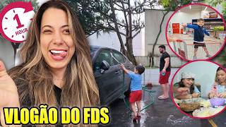 ACHEI QUE NÃO IA CONSEGUIR! 😰 Vlogão de 1 hora (Fim de Semana Real) | Kathy Castricini