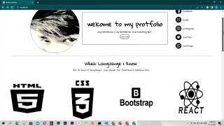 Full stack portfolio website final part #3 | frontend to backend full beginner friendly project 2023