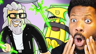 BigB Reacts to OLD MAN ORIGIN STORY in Rainbow Friends