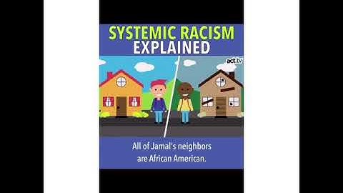SYSTEMIC RACISM EXPLAINED
