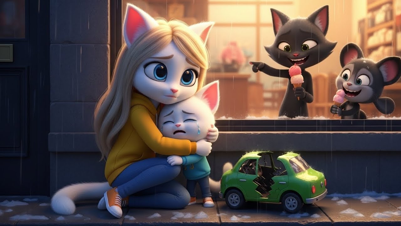 Rich Bully Cat DESTROYS Poor Cat’s Car! 😱Poor Cat Wins Impossible Race