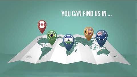 the flag and map library-After Effects Template Videohive