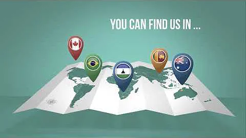 the flag and map library-After Effects Template Videohive