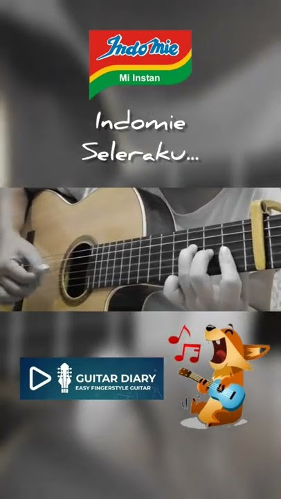 Indonesia Noodle Ads - Iklan Indomie (jingle) - guitar cover