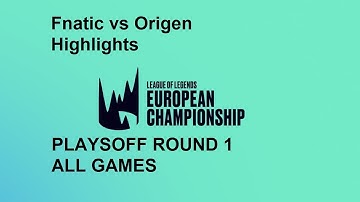 FNC vs. OG | Playoffs Round 1 ALL GAMES Highlights | G2 Esports vs. MAD Lions | LEC Spring 2020