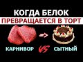 Обезжиренный карнивор: переедание белка это как съесть торт? Метод снижения веса СЫТНЫЙ