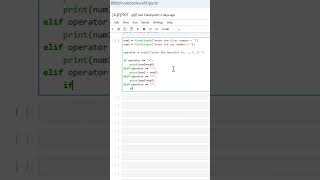 Python Basic Calculator Program | Simple Calculator Using Python | Python Beginner Project