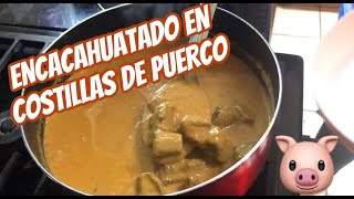 ENCACAHUATADO DE COSTILLAS DE PUERCO -cocinando estilo zac