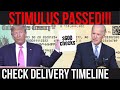 YES! CONGRESS PASSED STIMULUS! Eligibility & Check Delivery Timeline
