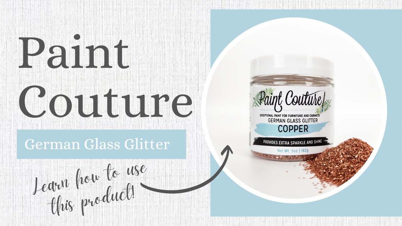 How to Apply German Glass Glitter 