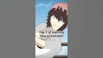 day 2 of learning how to animate as a complete beginner! #drawing #art #anime
