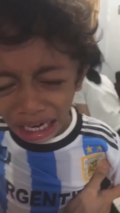 Fans Cilik Argentina‼️Nangis Karena Argentina kalah Dari Arab Saudi ‼️ 🤣