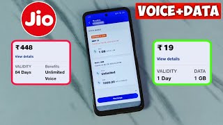 Jio Voice Plan Rs.448 with Data Pack Recharge screenshot 4