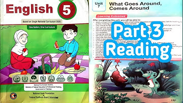 What goes around comes around, Part 3 Unit 7 Class 5 English One Nation One Curriculum Awaista Anwar