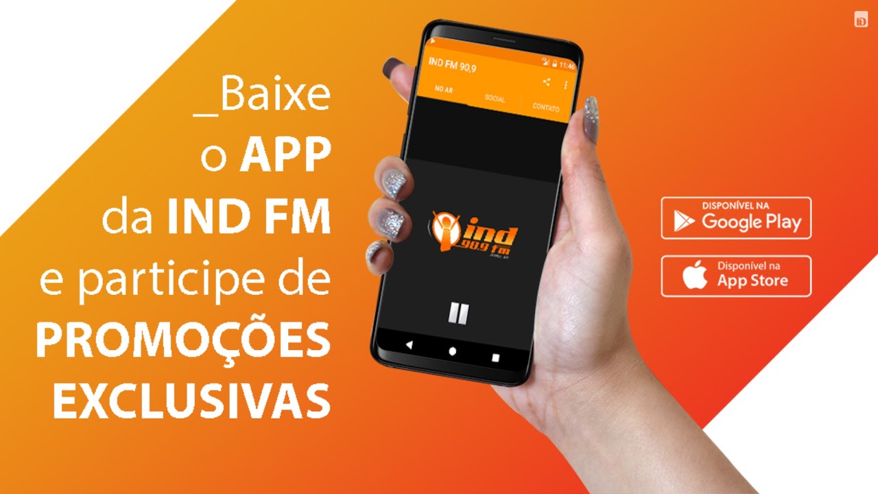 Transmissão ao vivo de Rádio IND FM 90,9 | Passos MG