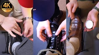 구두닦기 광택 ASMR 모음! Ultimate Shoe Polishing ASMR for Relaxation